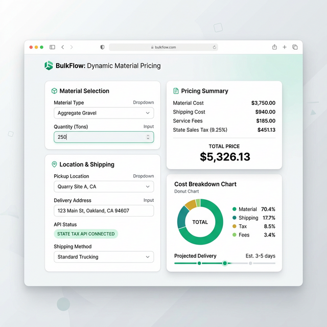 Custom Topsoil Pricing Calculator