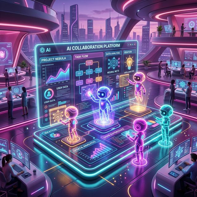 Monday.com AI Illustration